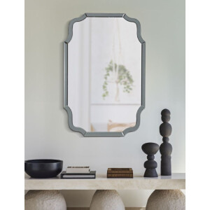 Mauro Ferretti Espejo de Pared Istanbul 60x1x90 cm gris