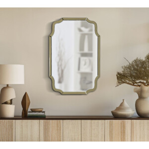 Mauro Ferretti Espejo de Pared Istanbul 60x90 cm Dorado