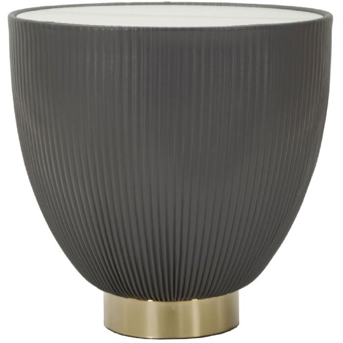 Mesa de centro Mauro Ferretti Elge Ø 46x45 cm gris