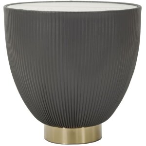 Mesa de centro Mauro Ferretti Elge Ø 46x45 cm gris