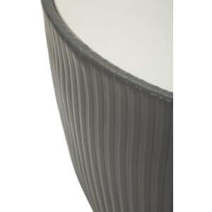 Mesa de centro Mauro Ferretti Elge Ø 46x45 cm gris