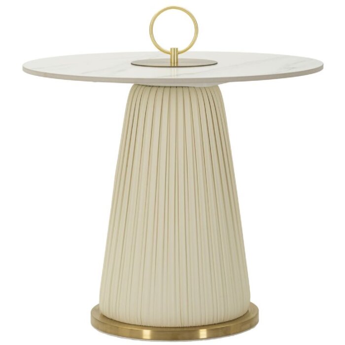 Mauro Ferretti Mesa Centro Nova Ø 60x54 cm Crema