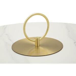 Mauro Ferretti Mesa Centro Nova Ø 60x54 cm Crema
