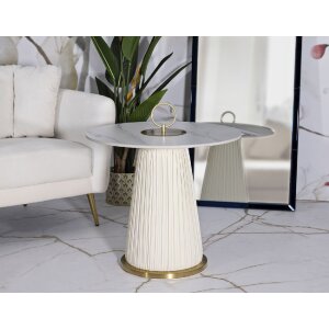 Mauro Ferretti Mesa Centro Nova Ø 60x54 cm Crema