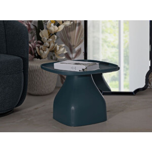 Mauro Ferretti Mesa Auxiliar Gea 48x48x38 cm Azul