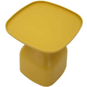 Mauro Ferretti Mesa Auxiliar Gea 48x48x50 cm Amarillo