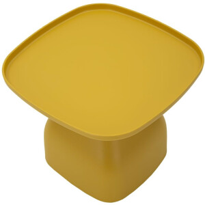 Mauro Ferretti Mesa auxiliar Gea 48x48x38 cm amarilla