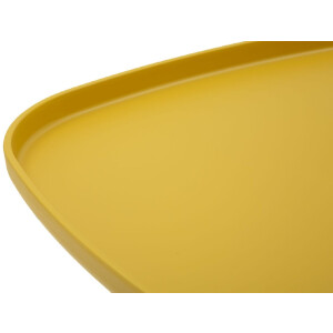 Mauro Ferretti Mesa auxiliar Gea 48x48x38 cm amarilla