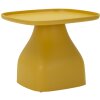 Mauro Ferretti Mesa auxiliar Gea 48x48x38 cm amarilla