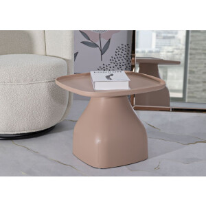 Mauro Ferretti Mesa auxiliar Gea 48x48x38 cm rosa