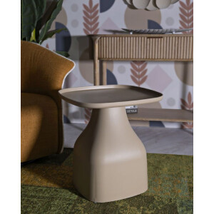 Mauro Ferretti Mesa Auxiliar Gea 48x48x50 cm gris