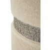 Saint-Moritz Set de pufs 2 piezas crema 40x47 cm y 32x38 cm con almacenaje