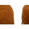 Saint-Moritz Set de 2 pufs con almacenaje Ø40x47cm Ø32x38cm Marrón