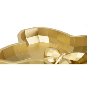 Schale Butterfly Bandeja decorativa mariposa 20,5x17,5x3 cm dorada