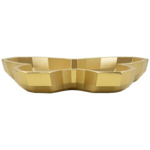 Schale Butterfly Bandeja decorativa mariposa 20,5x17,5x3 cm dorada