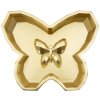 Schale Butterfly Bandeja decorativa mariposa 20,5x17,5x3 cm dorada