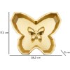 Schale Butterfly Bandeja decorativa mariposa 20,5x17,5x3 cm dorada