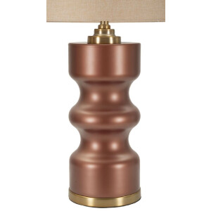Lámpara de mesa Rosenthal Vidrio Marrón y...