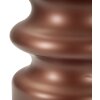 Lámpara de mesa Rosenthal Vidrio Marrón y Detalles Dorados Ø 36,5x56,5 cm E27 máx. 40W