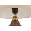 Lámpara de mesa Rosenthal Cristal Marrón y Dorado Ø35,5x65cm Casquillo E27 máx. 40W Pantalla de tela