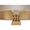 Lámpara de mesa Perly Ø 36,5 x 68,5 cm Vidrio Dorado Pantalla de tela E27 máx. 40W