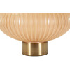 Lámpara de mesa Perly Ø33x49 cm Vidrio Hierro Tela Nácar Dorado E27 máx 40W