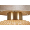 Lámpara de mesa Perly Ø33x49 cm Vidrio Hierro Tela Nácar Dorado E27 máx 40W
