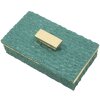 Caja de almacenamiento Mauro Ferretti Grent 18,8x6,4x10,8 cm verde-dorada