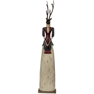 Figura Decorativa de Cierva Hembra Clayre & Eef...