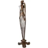 Figura Decorativa Ángel Clayre & Eef 17x15x54 cm marrón verde