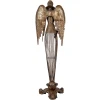 Figura Decorativa Ángel Clayre & Eef 17x15x54 cm marrón verde