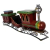 Tren decorativo de Clayre & Eef – 3 Piezas – 70x15x36 cm – Rojo y Verde