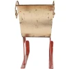 Clayre & Eef Adorno navideño trineo 38x15x28 cm blanco oro