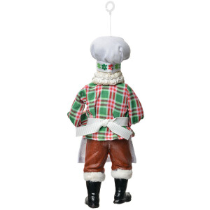 Clayre & Eef Adorno Papá Noel colgante 10x6x17...