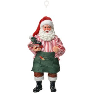 Clayre & Eef 66241 Adorno Colgante Papá Noel...