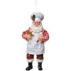 Clayre & Eef 66243 Adorno Navidad Hombre de Panadero 9x6x17 cm