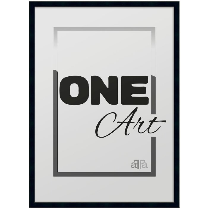Marco de fotos FramesFactory Hekla 42x59,4 cm negro