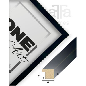 Marco de fotos FramesFactory Hekla 42x59,4 cm negro