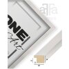 Marco de fotos FramesFactory Hekla 70x100 cm blanco MDF Cristal acrílico 2 cm perfil