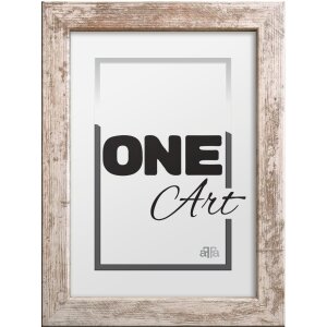 Marco de fotos FramesFactory Hekla 10x15 cm Vintage White...