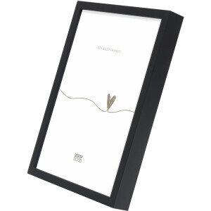 Deknudt Marco de aluminio S029S2 negro mate 10x15 a 30x40 cm