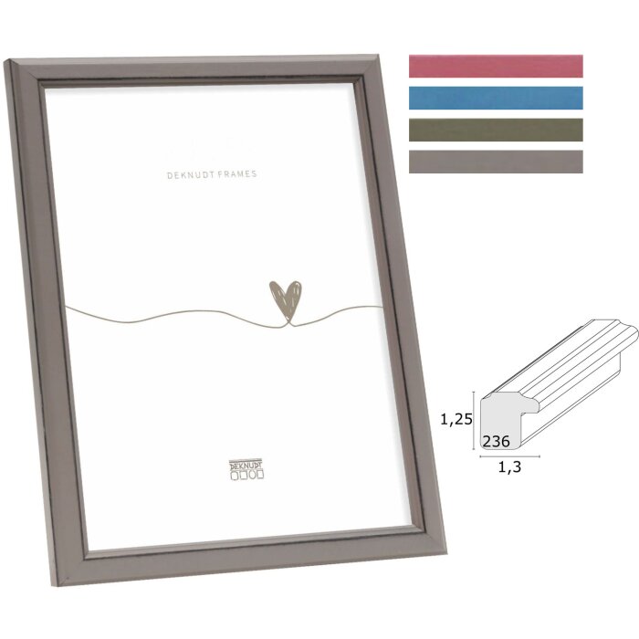 Deknudt S236F Marco de madera 4 colores 10x15 cm a 20x30 cm