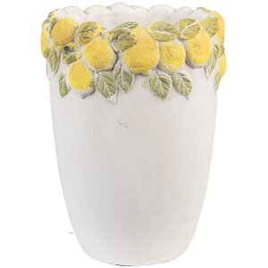 Maceta Clayre & Eef 6TE0570S Blanca Amarilla...