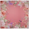 Mantel Individual Clayre & Eef FFA01P Rosa 100x100 cm Algodón Diseño Floral