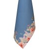 Paño de cocina Clayre & Eef FFA42BL Azul 50x70 cm con motivo floral