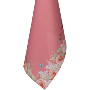 Paño de cocina Clayre & Eef FFA42P 50x70 cm Diseño floral en rosa Algodón