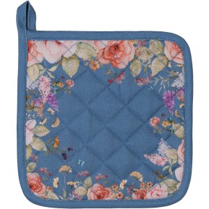Manopla de Cocina Clayre & Eef FFA45BL Floral Romance...