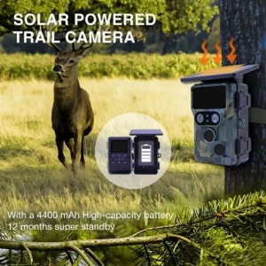 Cámara de Vigilancia Solar Dual-Cam Stealth Gear Nightjar 4K Wifi Cámara Salvaje