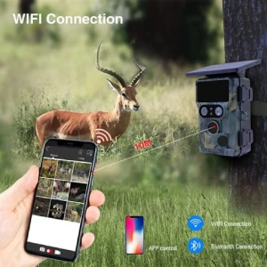 Cámara de Vigilancia Solar Dual-Cam Stealth Gear Nightjar 4K Wifi Cámara Salvaje