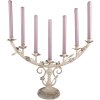 Candelabro Clayre & Eef 5Y1371 Antiguo Beige 56x16x37 cm 7 luces Metal